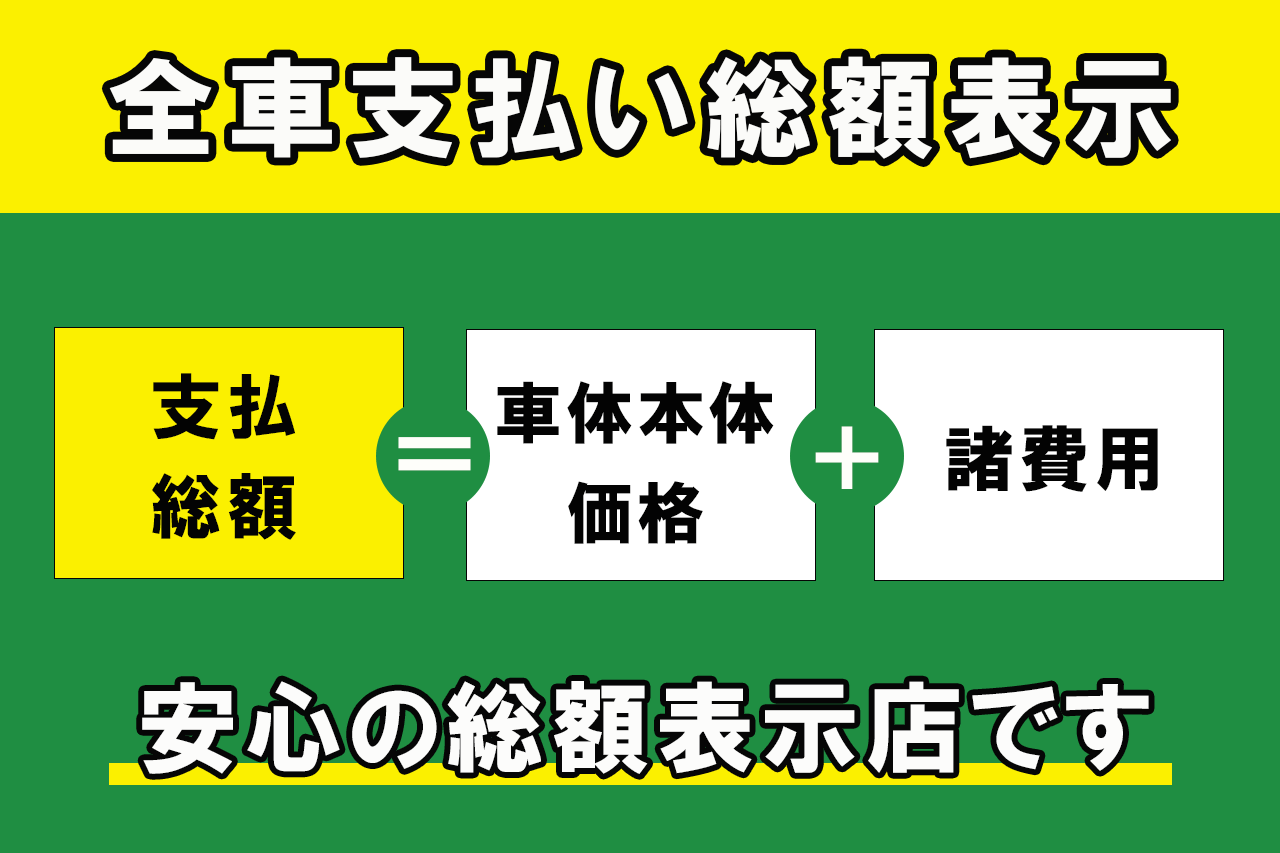 全車支払い総額表示